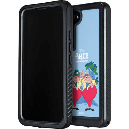 Disney Alice in Wonderland Tweedle Dee and Tweedle Dum Galaxy S24 Plus Waterproof Case